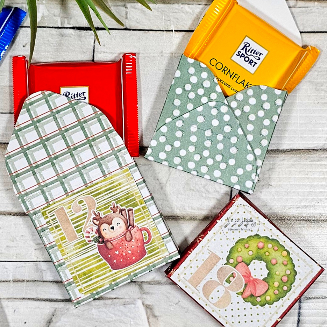 Calendario dell'Avvento fai da te per Ritter Sport Mini