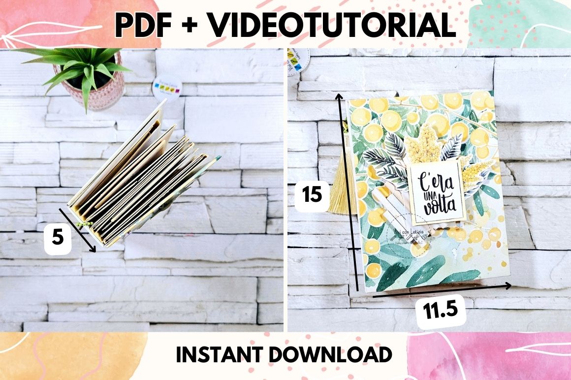 Mini album foto facile | C'era una volta
