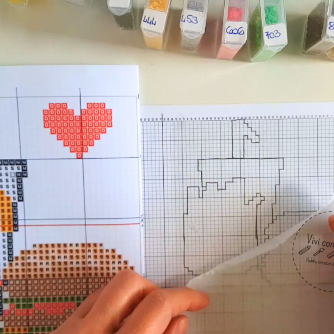Tela vuota da stampare per diamond painting personalizzati