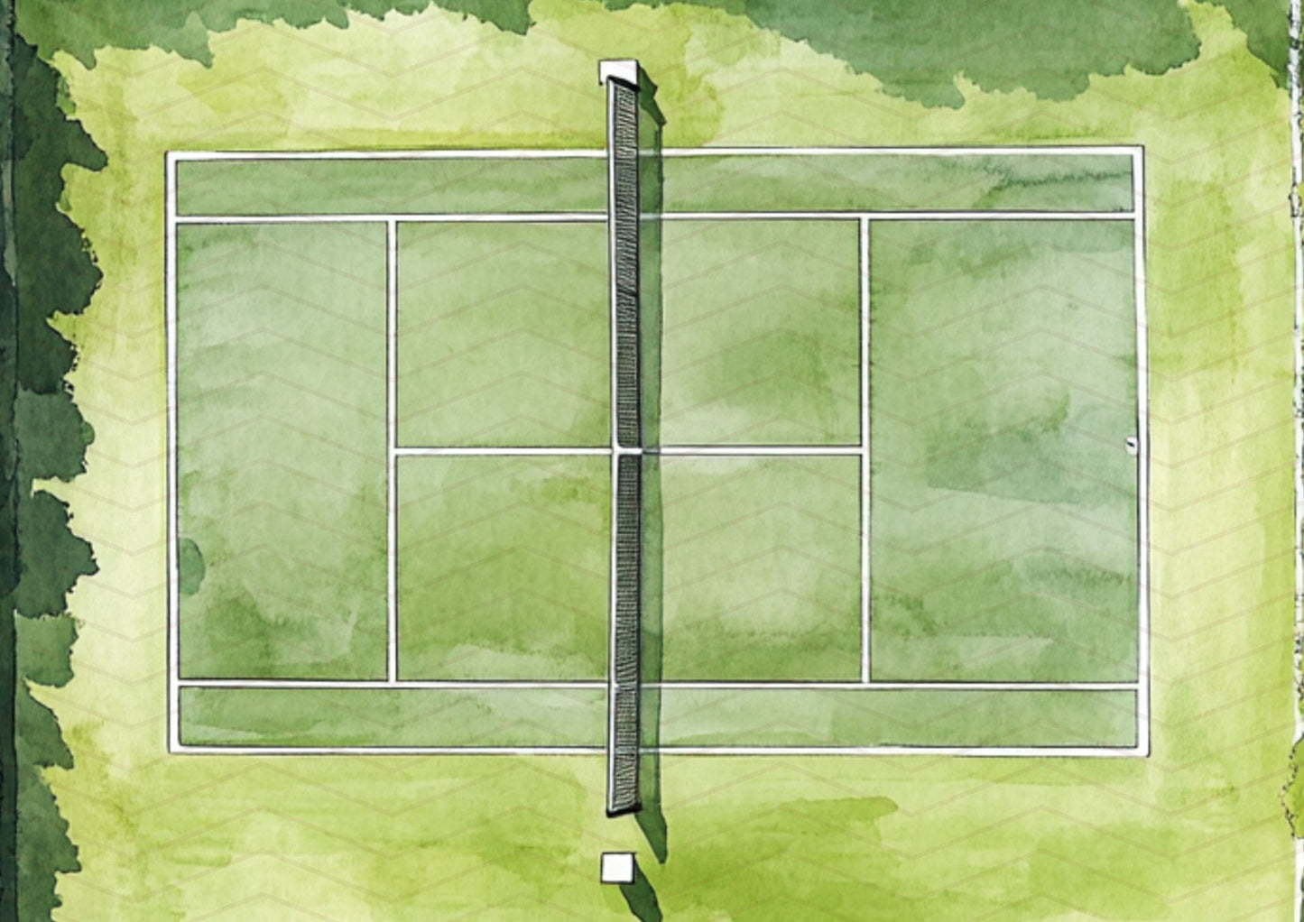 Kit carta scrapbooking Tennis Lover | formato A4 orizzontale
