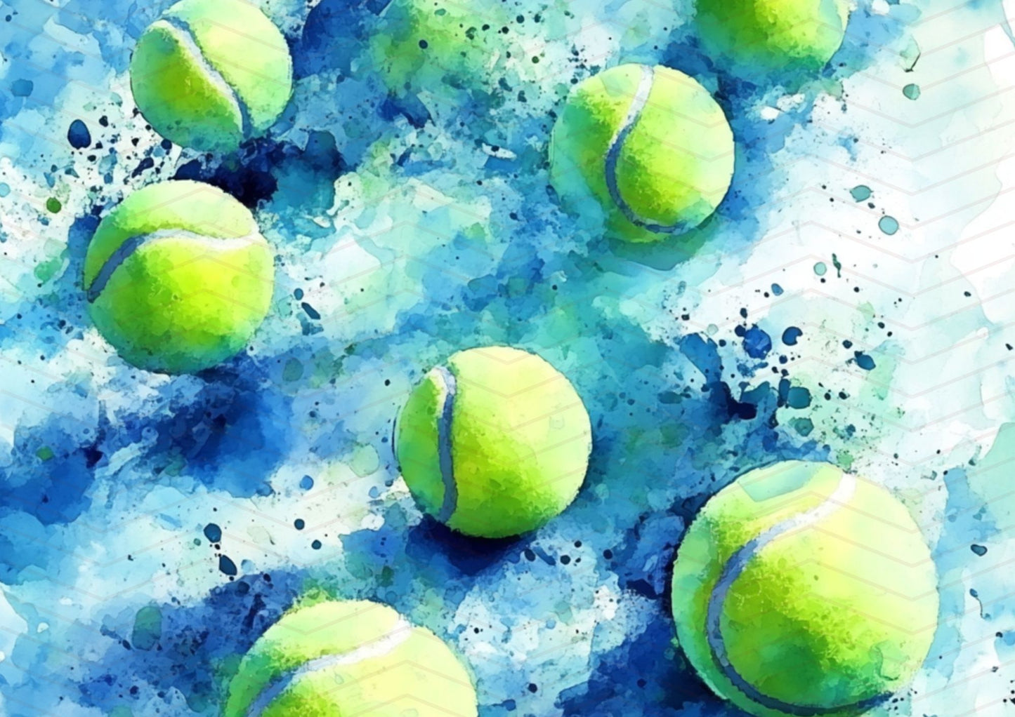 Kit carta scrapbooking Tennis Lover | formato A4 orizzontale