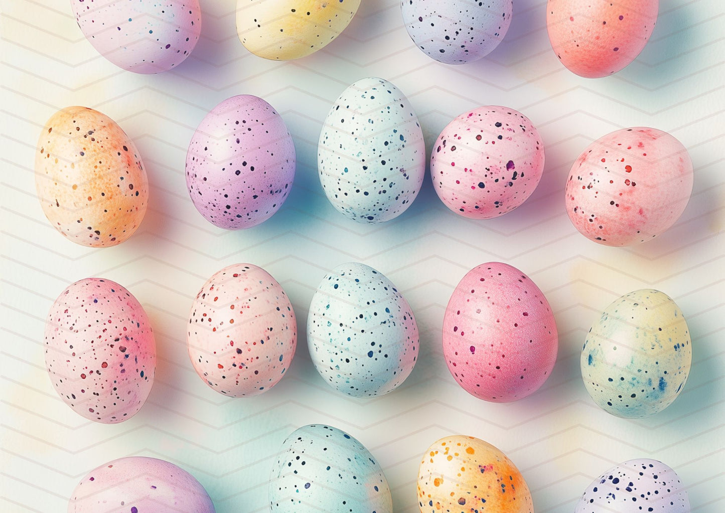 Kit carta scrapbooking Happy Easter per Pasqua | formato A4 orizzontale