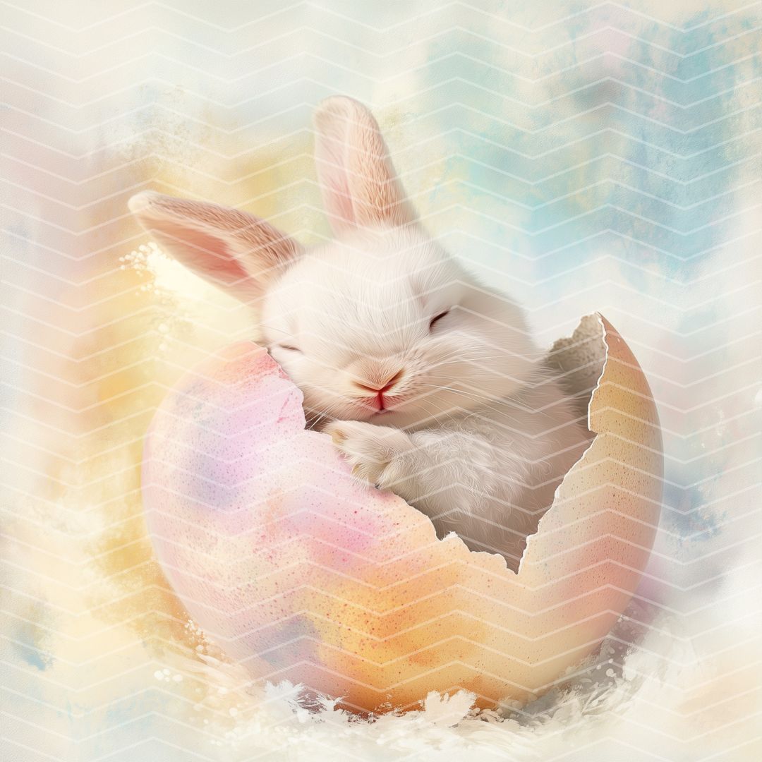 Kit carta scrapbooking Happy Easter per Pasqua | formato 30.5x30.5 (12"x12")