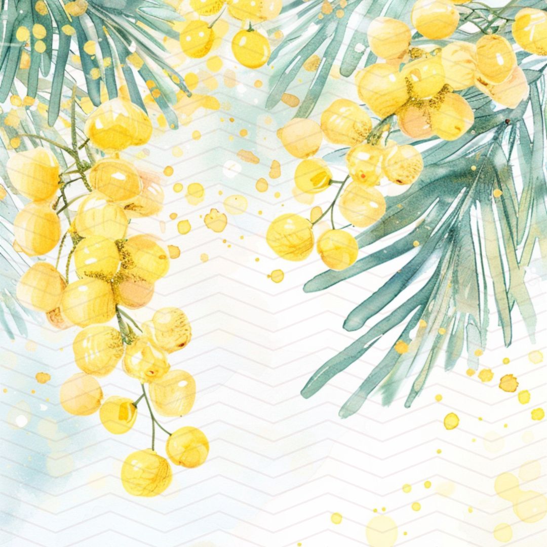 Kit carta scrapbooking Mimosa | formato 30.5x30.5 (12"x12")