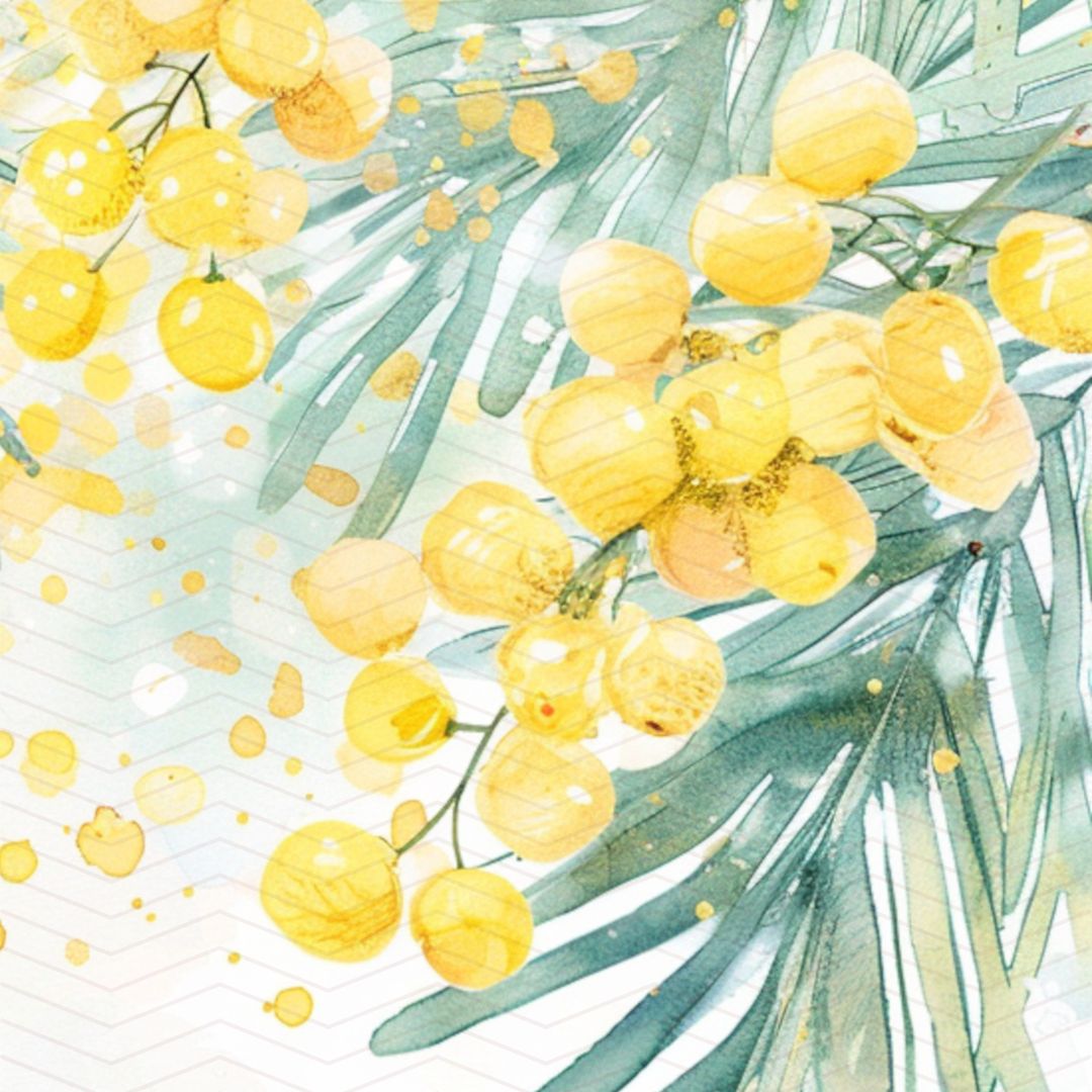 Kit carta scrapbooking Mimosa | formato 30.5x30.5 (12"x12")