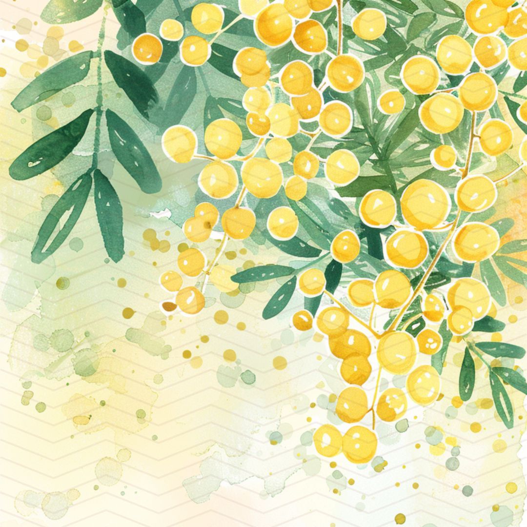 Kit carta scrapbooking Mimosa | formato 30.5x30.5 (12"x12")