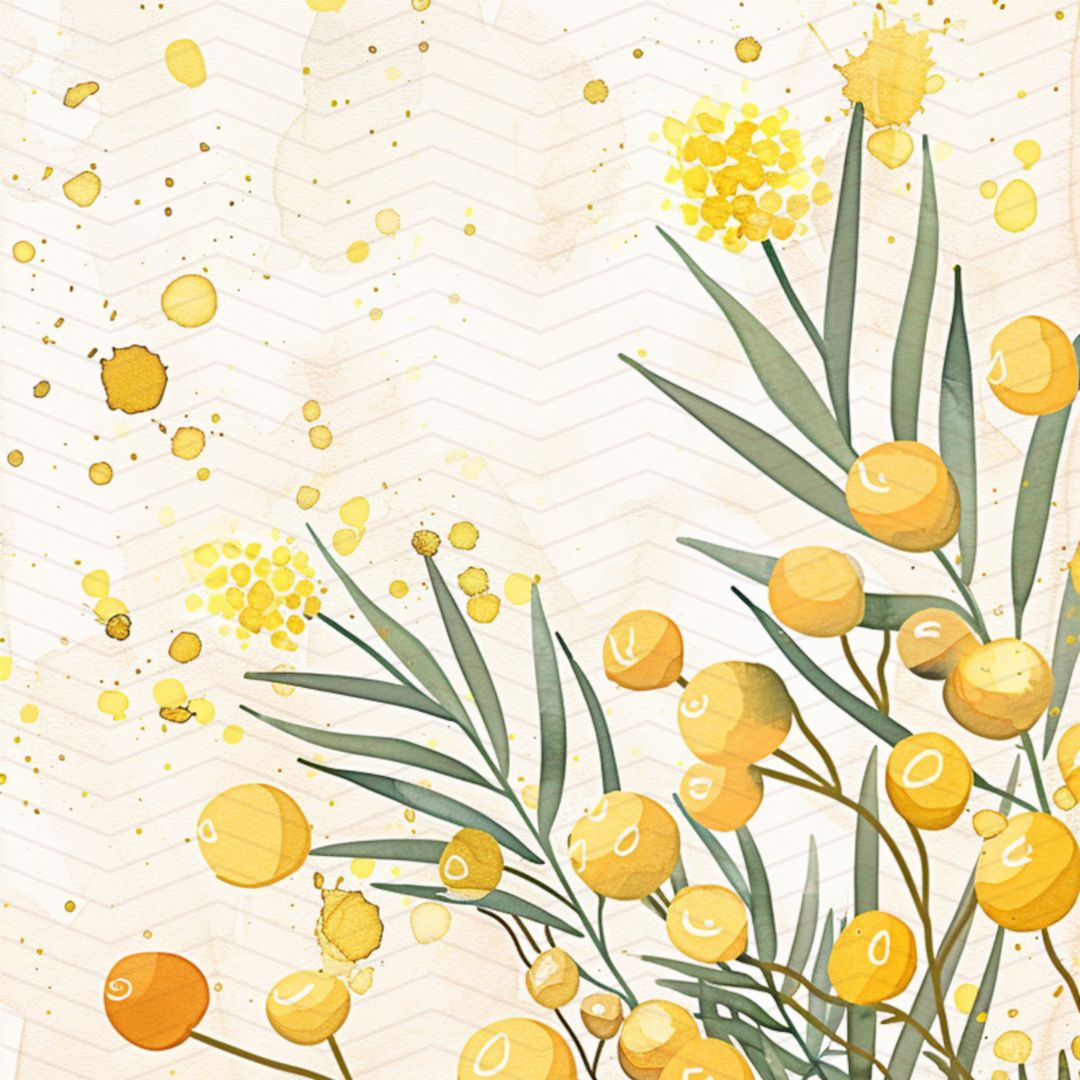Kit carta scrapbooking Mimosa | formato 30.5x30.5 (12"x12")
