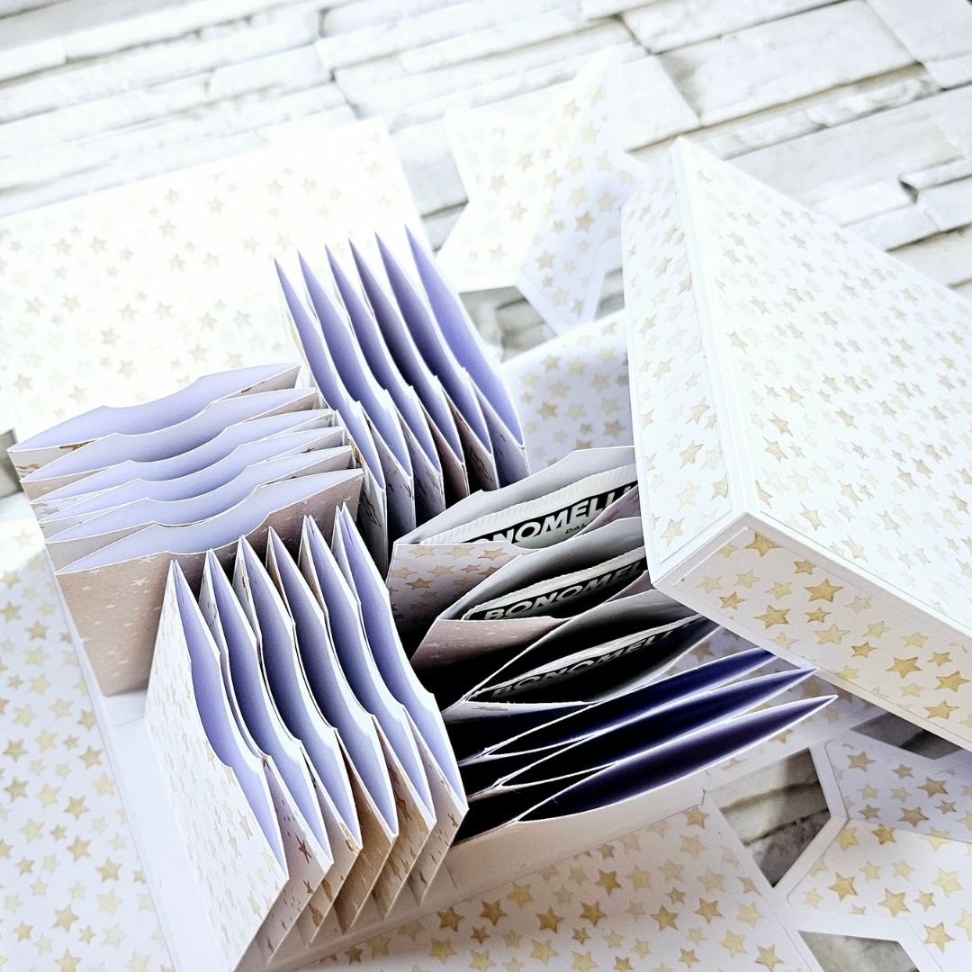 Explosion Box Natale | Calendario Avvento per Tisane | Angolo Stella