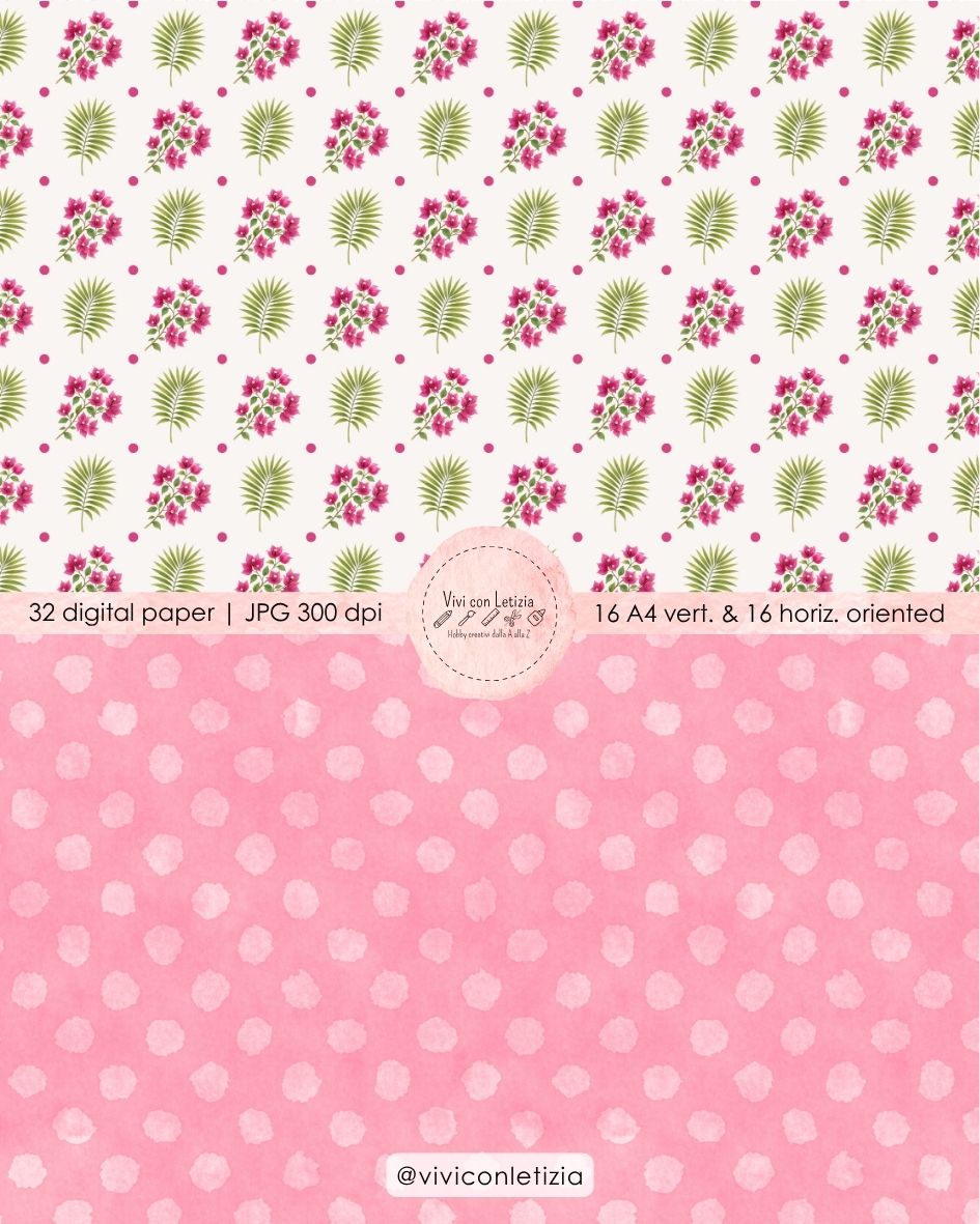 Digital paper A4 ispirati al viaggio a Siviglia
