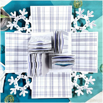 Explosion Box Natale | Calendario Avvento per Tisane | Angolo Fiocco di Neve