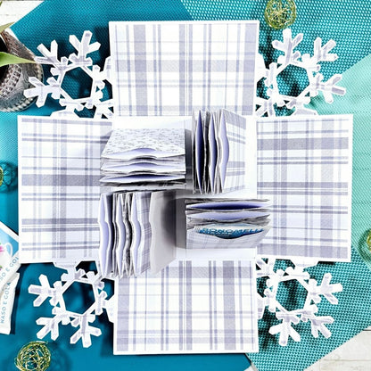 Explosion Box Natale | Calendario Avvento per Tisane | Angolo Fiocco di Neve